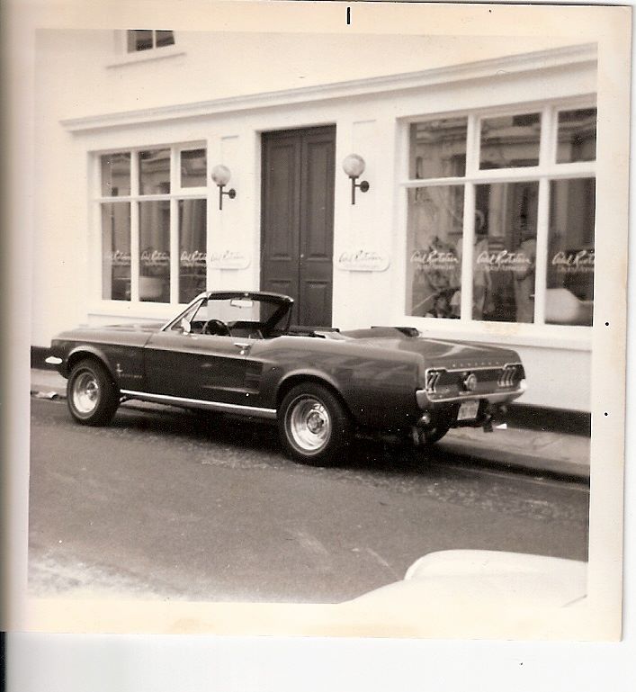 Des photos de Mustang 1967 1968 prise dans la région de Londres en Angleterre dans les années 70 John_p12