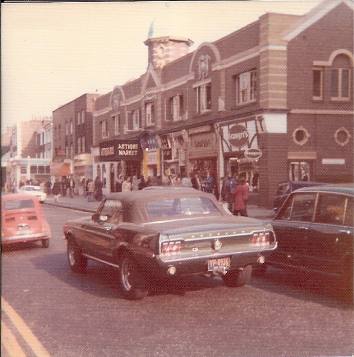 Des photos de Mustang 1967 1968 prise dans la région de Londres en Angleterre dans les années 70 John_p23