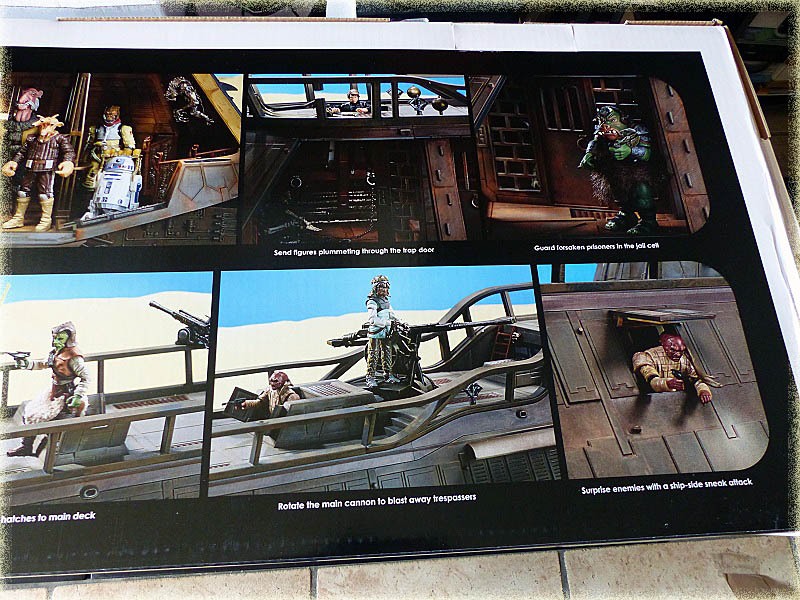 Star Wars épisode VI Jabba's Sail barge Khetanna par Haslab Salon503