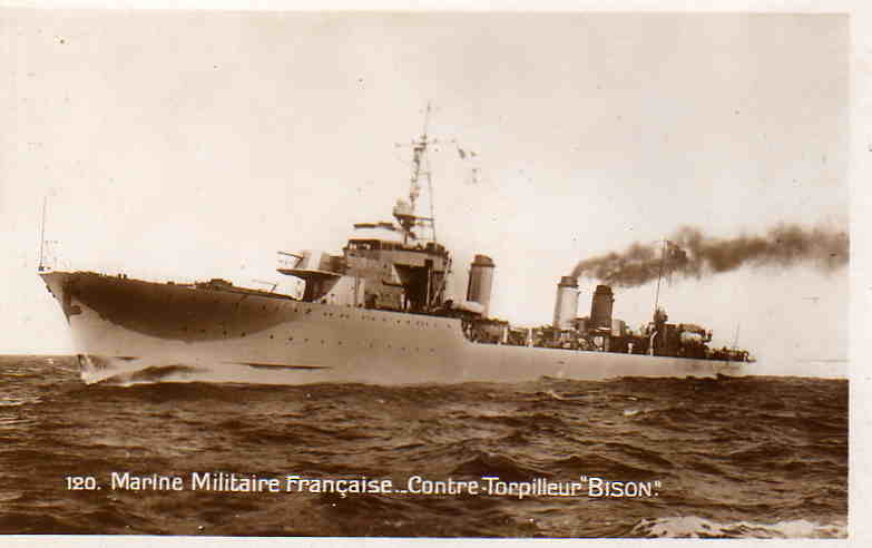 Les contre-torpilleurs français Bison_10