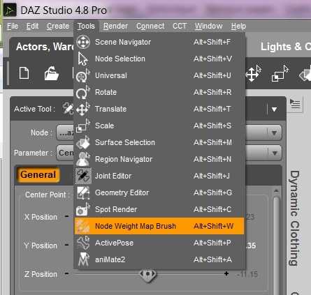 studio - Daz studio 4 - Créer un squelette Creerp13