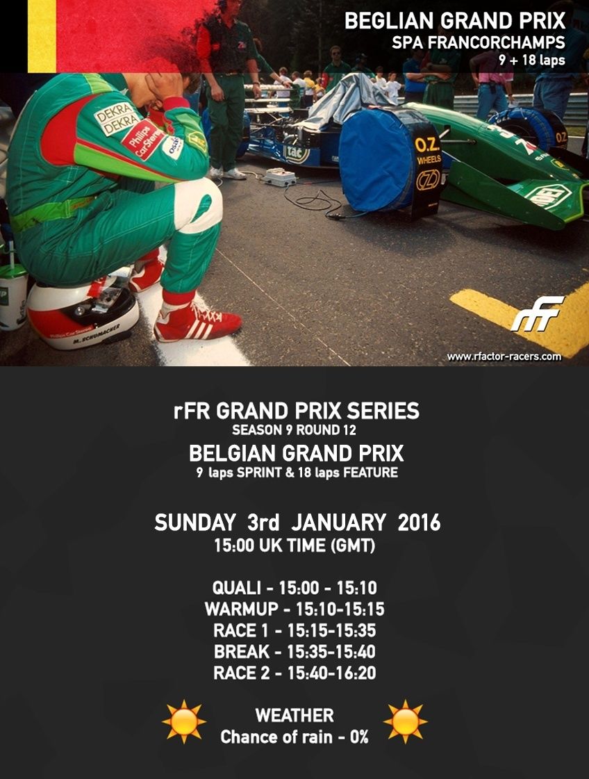 rFR GP S9 - 12 - Belgium Grand Prix - Event Sign In Spasig10