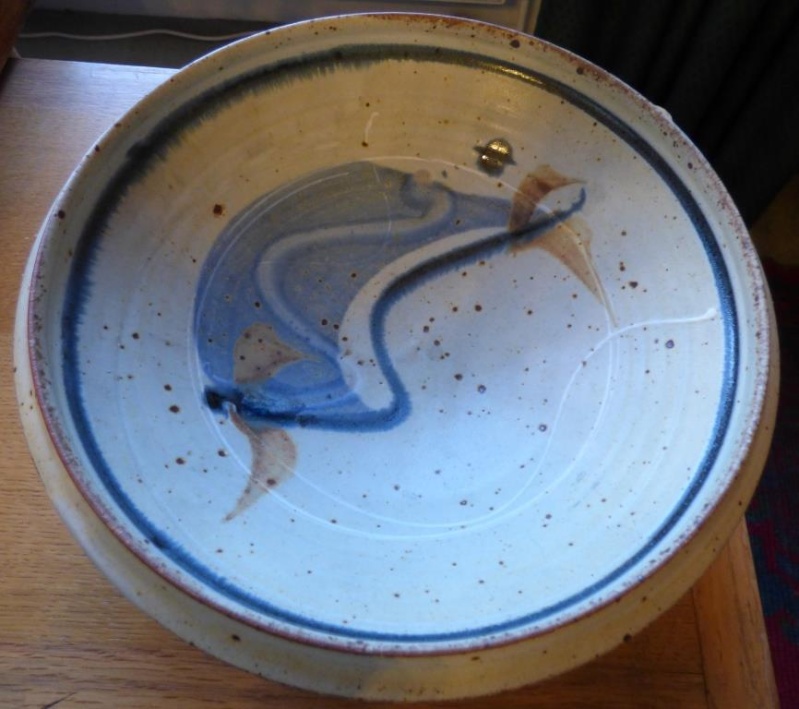 Stoneware Bowl (not Andrew Hague) - Japanese?  Stonew10