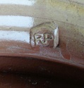 Charger with RP mark - possibly Rait Pottery, Scotland Phethe12