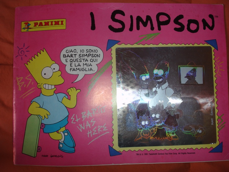 Album figurine I Simpson Panini 1991  Dsc00610