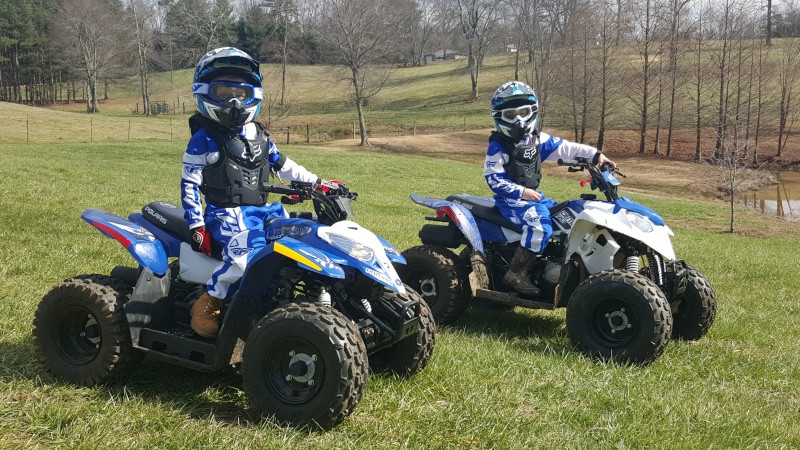 Two new Polaris ATVs in my garage 20160210