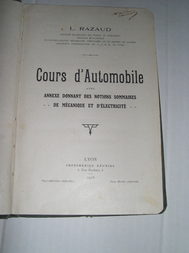 (M)Manuel cours d'automobile de 1916 VENDU (Metz 24/01/16) Dscn1941