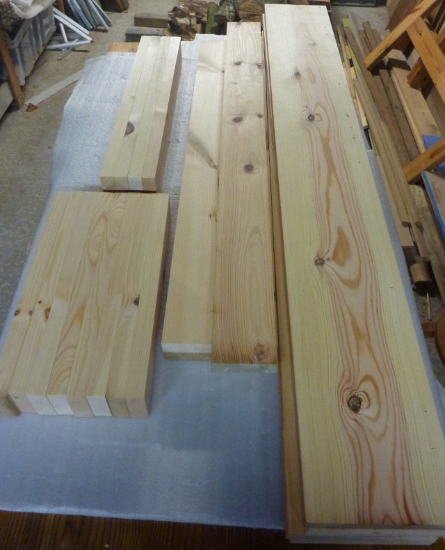 Table basse en bois de récup' Planch11