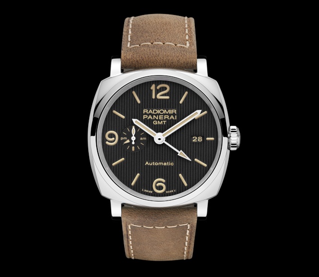 Communiqué de Presse SIHH 2016: RADIOMIR 1940 3 DAYS GMT AUTOMATIC ACCIAIO – 45mm - PAM00627 & PAM00657 0117