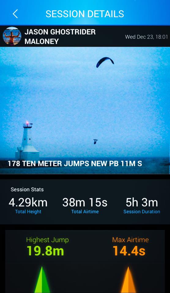 Record de hang time en Flysurfer Sonic 11.0 19149510