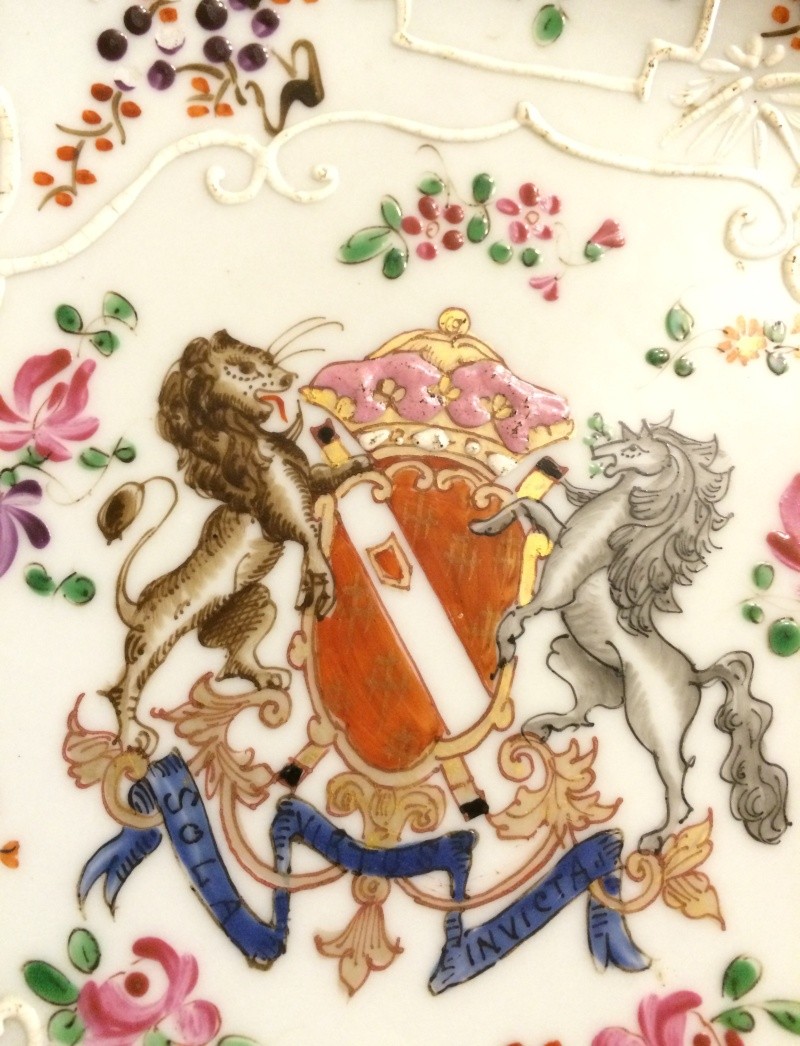 19thC Samson armorial plate Image103