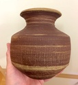 Unmarked matte textured vase Image172