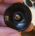 Czech Black glass buttons Image227