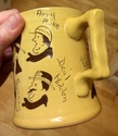 Widecombe Fair slipware mug - Devon Tors Pottery, Bovey Tracey Image295