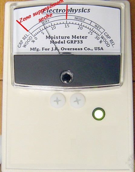 En lien avec les détecteurs d' humidité. 2015-119