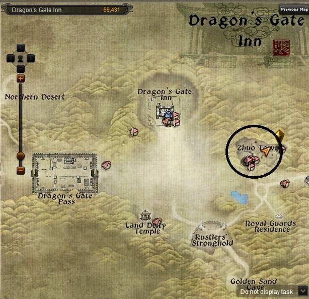 4. Dragon gate inn (Auberge du Dragon; DGI) Map210