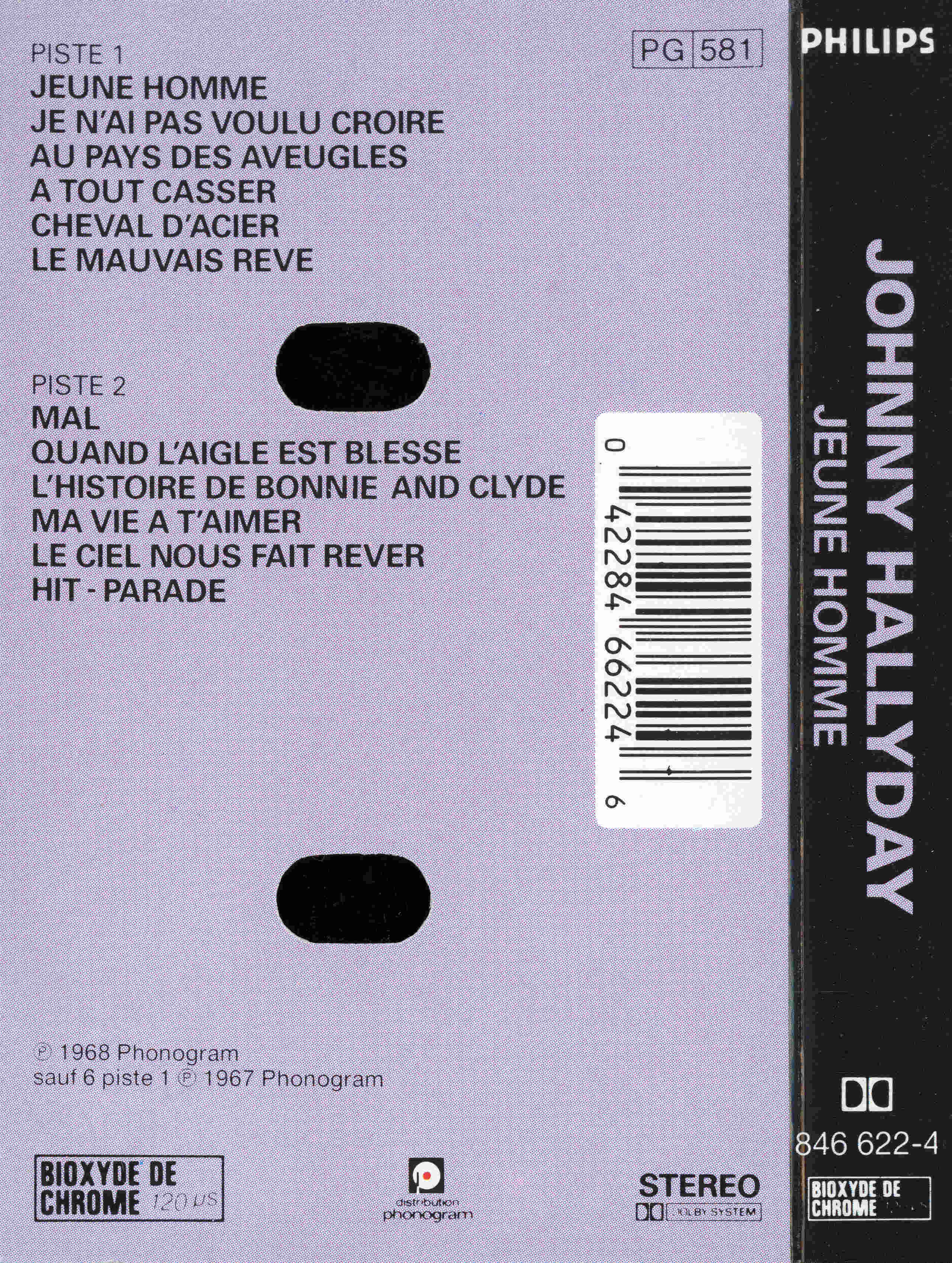 Cassette 10 Jeune homme 1968-012