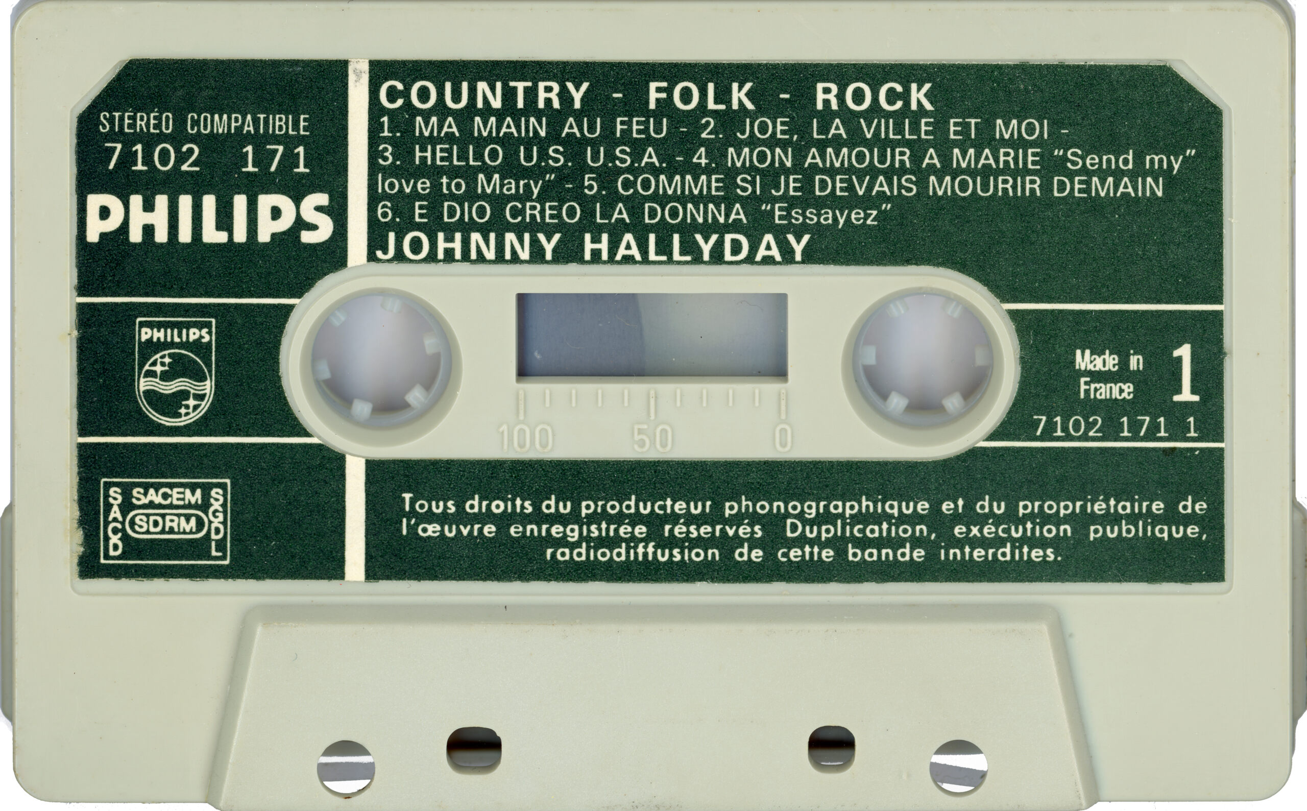 Cassette 15 Country - Folk - Rock 1972-017