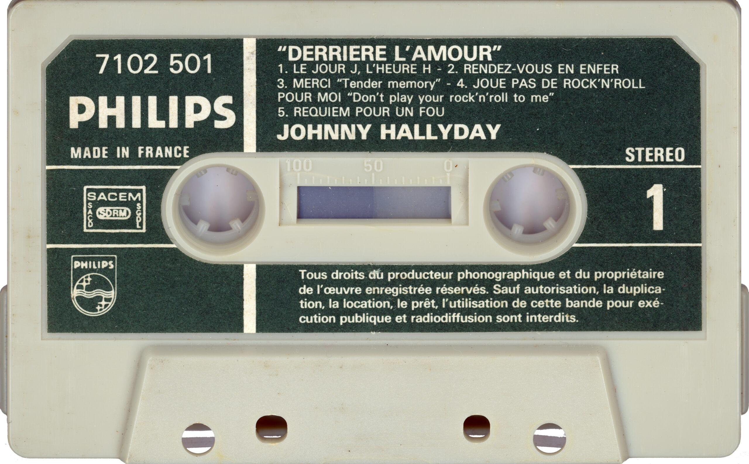 Cassette 21 Derrière l'amour 1976-027