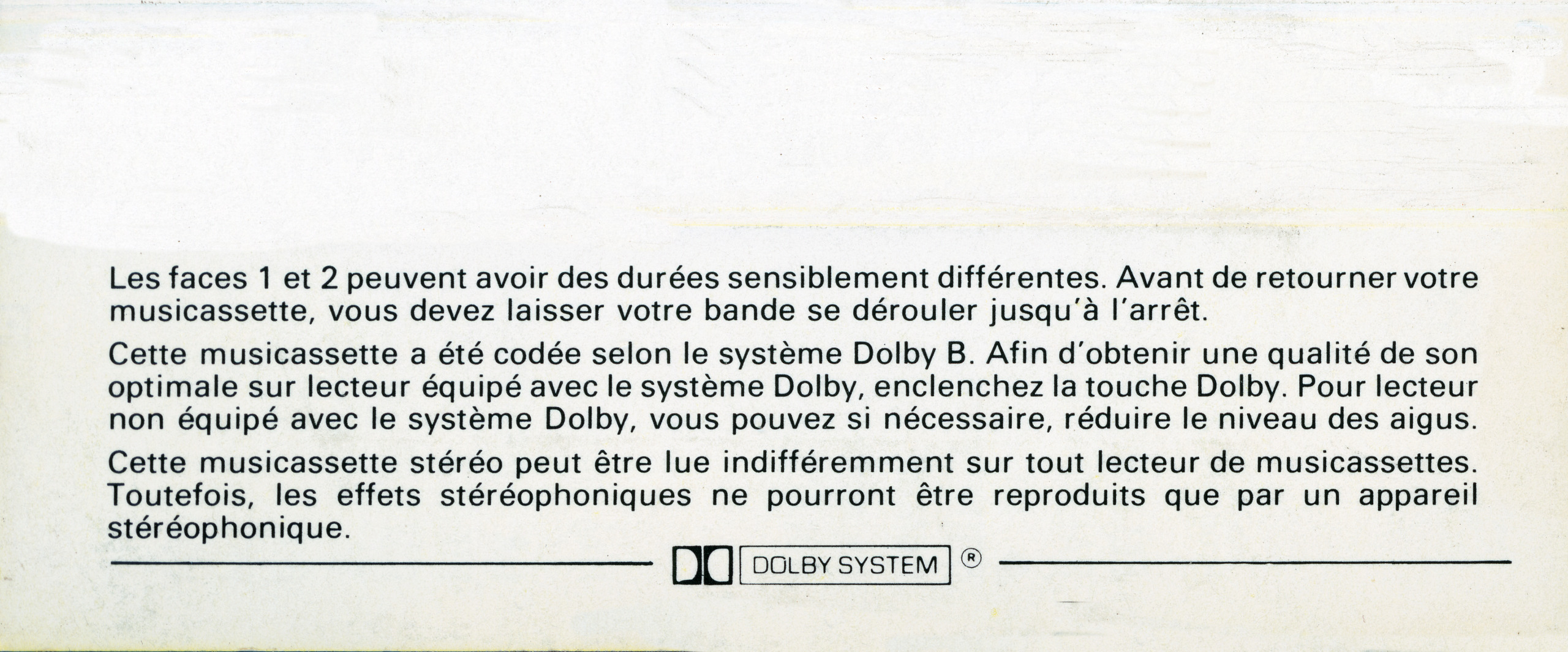 Cassette 24 Solitudes à deux 1978-019