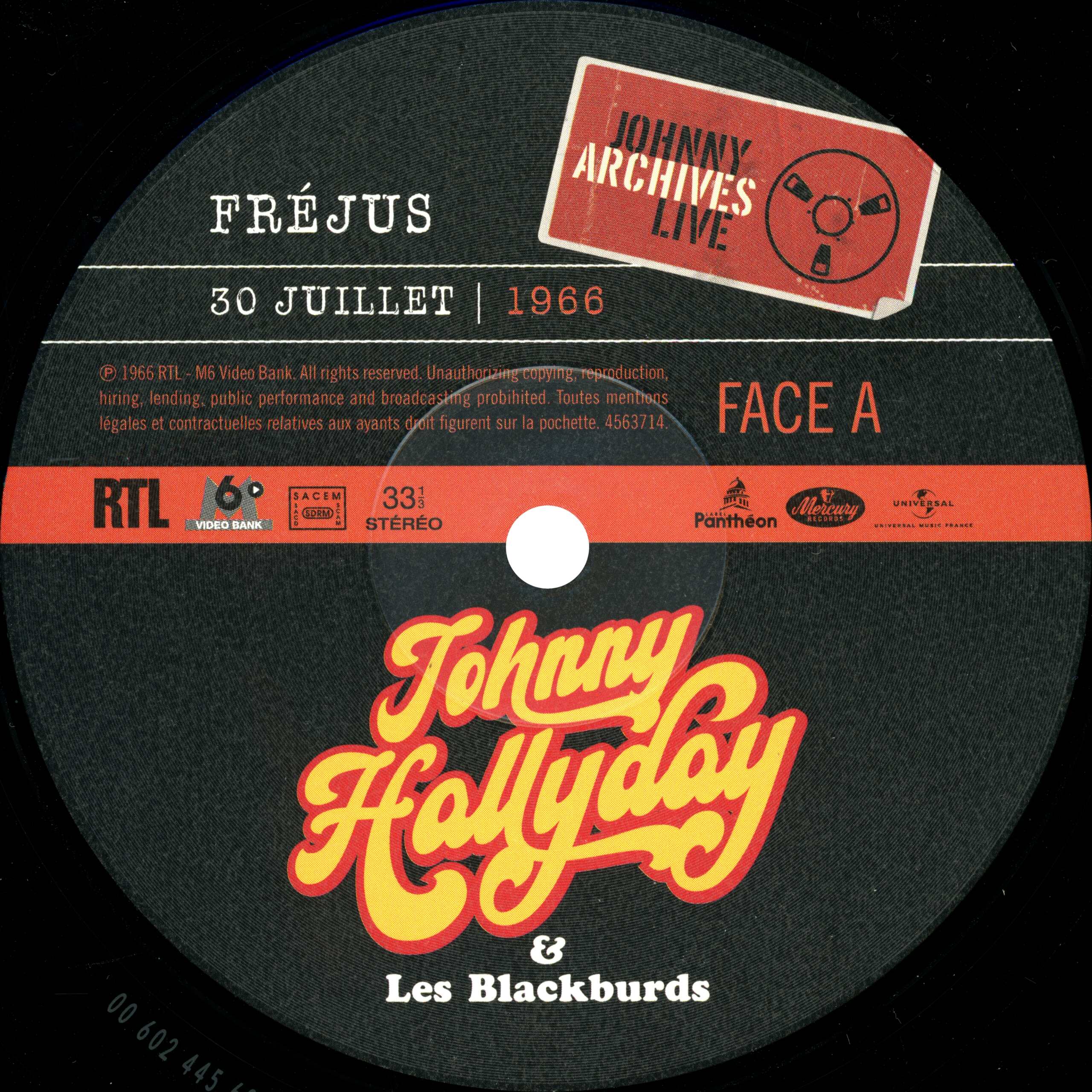 Vinyle  Fréjus 30 juillet 1966 2022-018