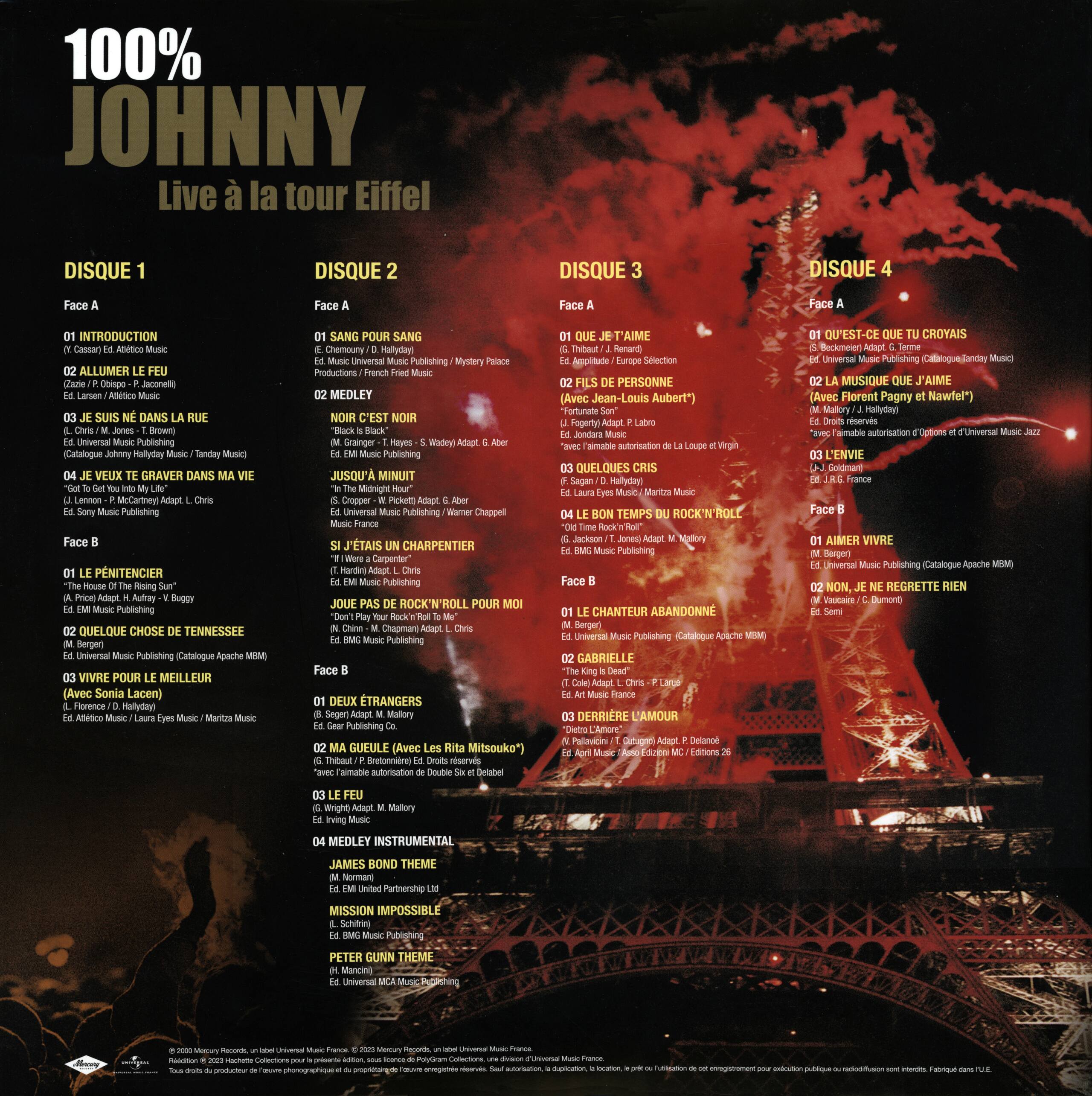 N° 74 100% Johnny Live à la tour Eiffel 2023-033