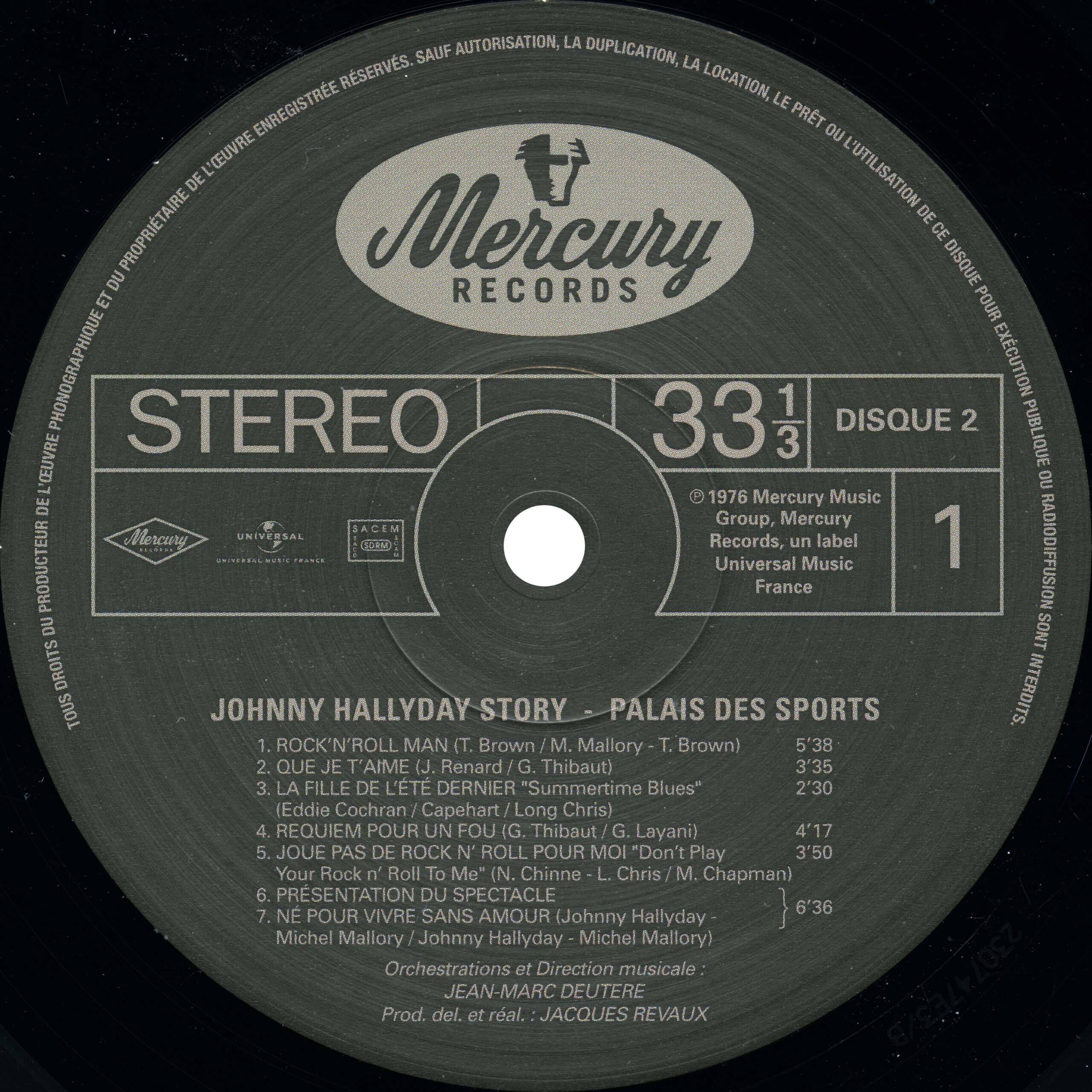 N° 45 Johnny Hallyday Story Palais des Sports Johnny71