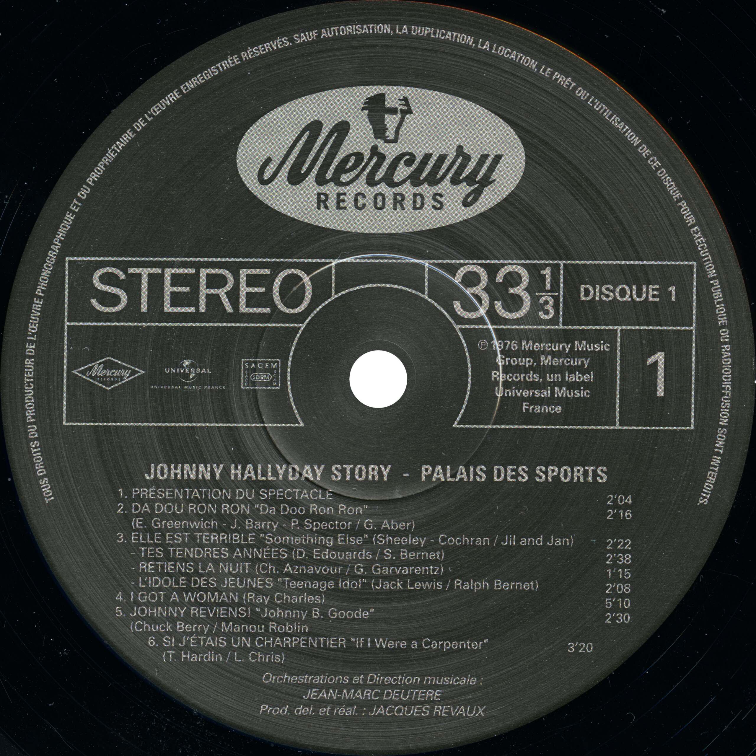 N° 45 Johnny Hallyday Story Palais des Sports Johnny72