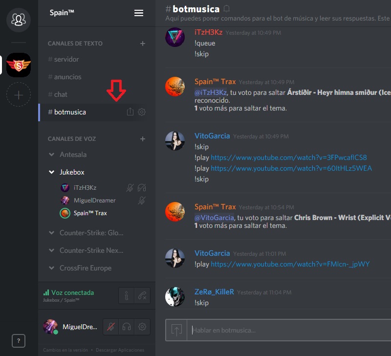 Aylas Trax: bot de música de Discord Botmus10