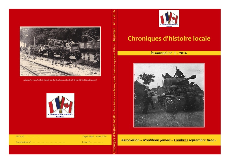 Sortie prochaine des Chroniques d'histoire locale Couver10