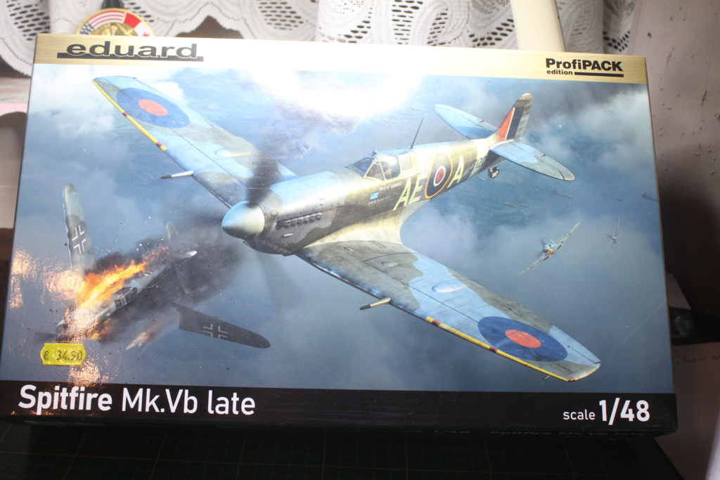 Spitfire MkV B Late Yvan du Monceau de Bergendal  350th sq belge  Eduard 1/48e Img_7973
