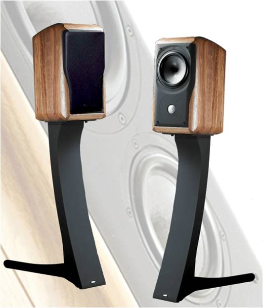 Chario Speaker Stands for Bookshelf Speakers - A Work of Art Chario13