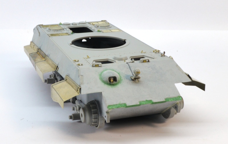 E-50 Standardpanzer TRUMPETER + chenilles FRIUL + tourelle + échappements + roues Paper Panzer Productions  Montag17