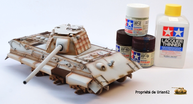 E-50 Standardpanzer TRUMPETER + chenilles FRIUL + tourelle + échappements + roues Paper Panzer Productions  Pry-om10