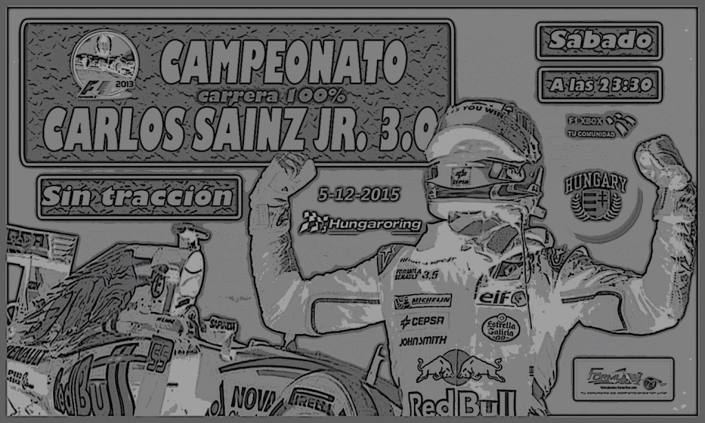 F1 2013 // CTO. CARLOS SÁINZ JR. 3.0 / CONFIRMACIÓN DE ASISTENCIA AL GRAN PREMIO DE HUNGRÍA  EL 5-12-2015 A LAS 22:15 HORAS Cabece22
