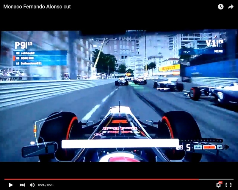 F1 2013 / CTO. FERNANDO ALONSO 6.0 - F1 XBOX / GP MÓNACO / SANCION F.I.A.  M_02410