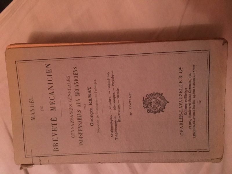 Manuel du breveté mécanicien - Edition 1941 Image13