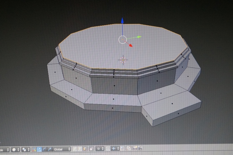 Der Leuchtturm Dornbusch als 3D-Modell gebaut von guennie Dsc03633