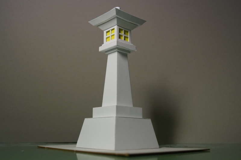 Fertig - Der japanische Leuchtturm Udo Saki gebaut von guennie Dsc04615