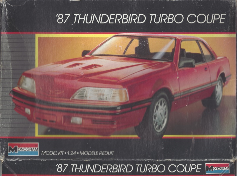 Monogram '87 Thunderbird Turbo Coupé Vue-110