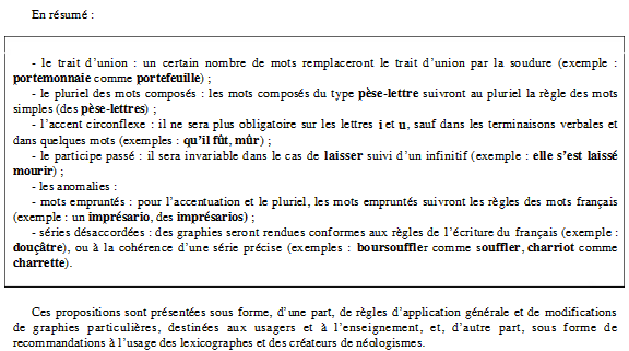 Réforme de l'orthographe française Temp11