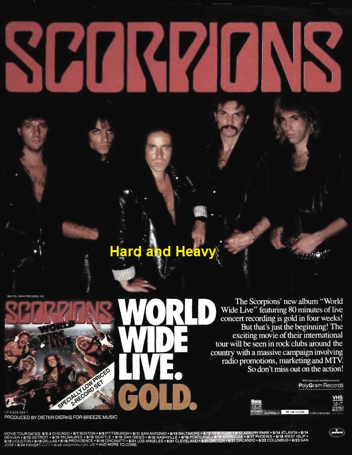 Scorpions - 1985 - World wide live 2024