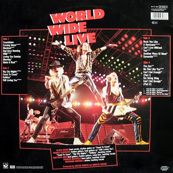 Scorpions - 1985 - World wide live 233