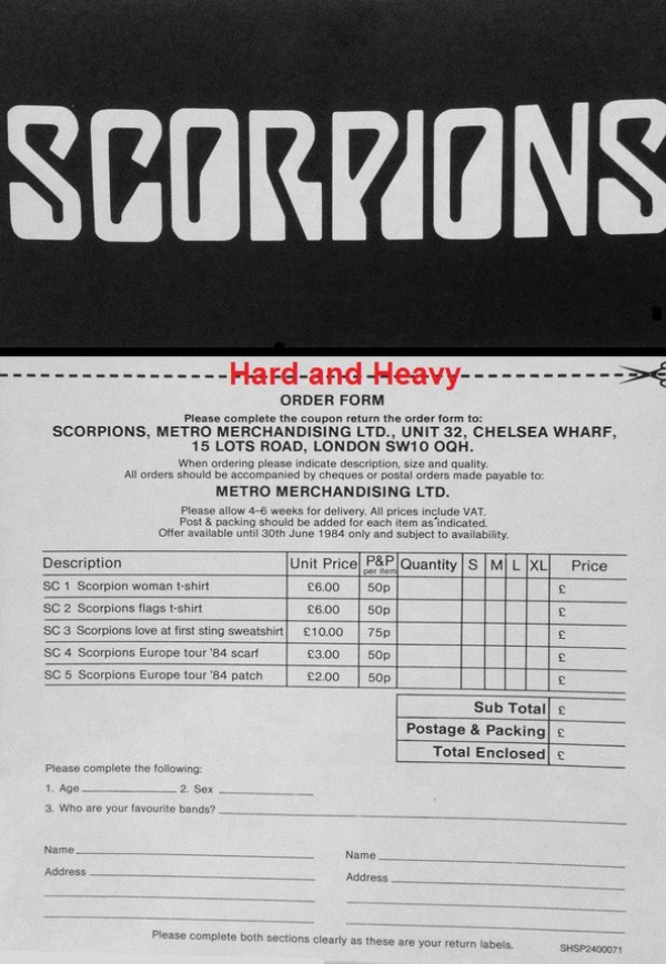 Scorpions - 1984 - Love at first sting 612