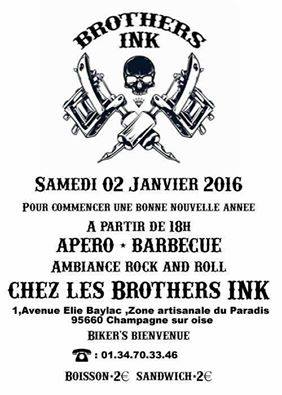 2 JANVIER 2016 - BROTHERS INK A CHAMPAGNE SUR OISE (95) 12464010