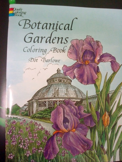 Botanical Gardens de Dover Coloring Book - Dot BARLOW Couver11