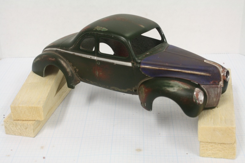 Heavily weathered 1940 Ford Coupe 01312