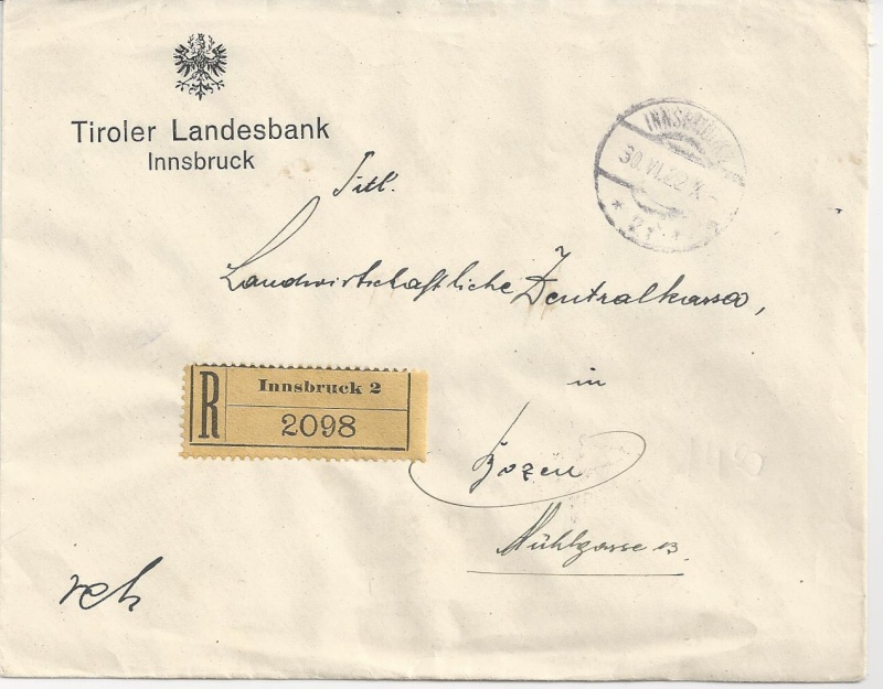  - Briefe / Poststücke österreichischer Banken - Seite 3 Bild81