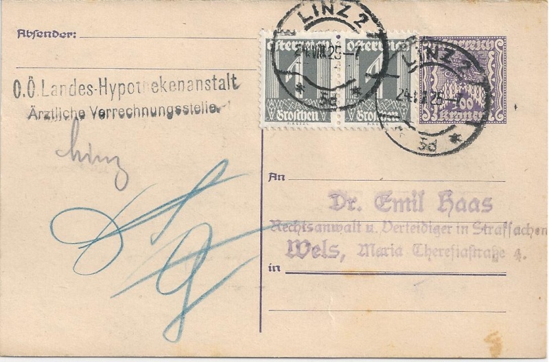 Postkartenserie "Quadratischer Wertstempel - Wertziffer im Dreieck" 1922-24 - Seite 5 Bild92