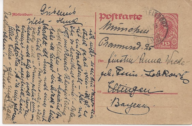 stempel - Briefe oder Karten von/an berühmte oder bekannte Personen Bild_428